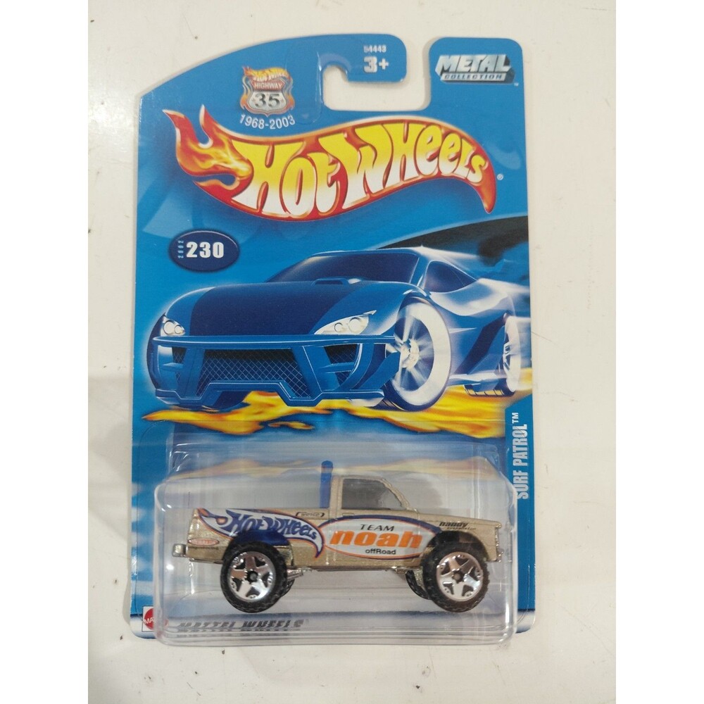 NIP Hot Wheels 2002 Main Line 1:64 Diecast Surf Patrol 1973 Chevy Pickup Truck